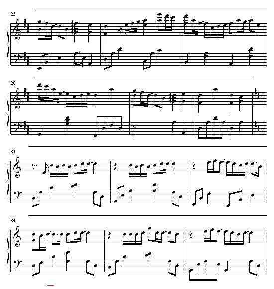 青春考卷钢琴谱
