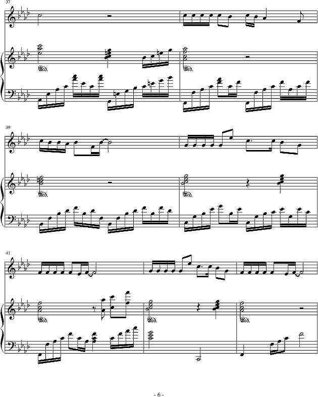 来生缘-弹唱钢琴谱