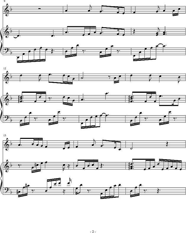 妈妈在呼唤钢琴谱
