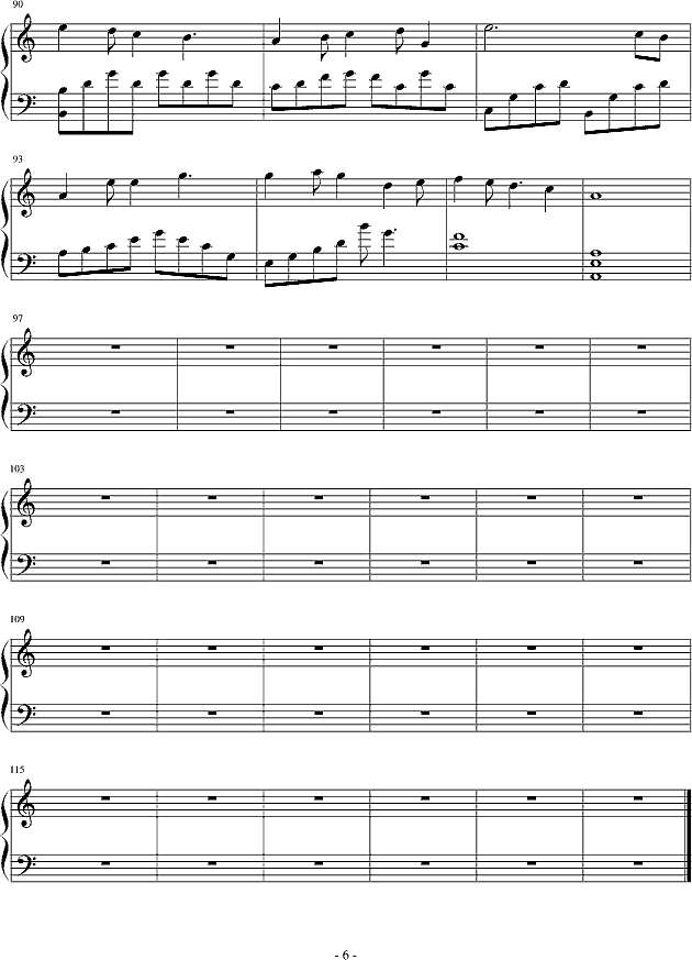 我们的纪念钢琴谱