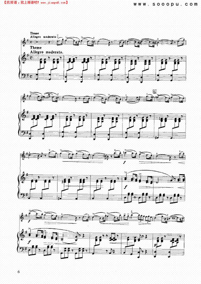 主题与变奏随想曲第2首 弦乐类 小提琴其他曲谱