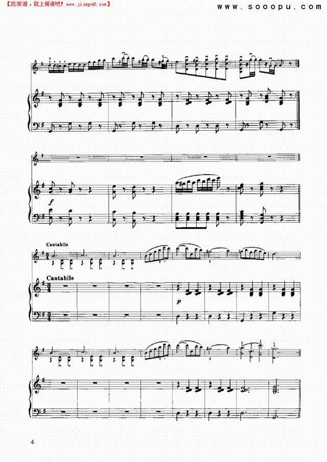 韦格尔主题与变奏曲 弦乐类 小提琴其他曲谱