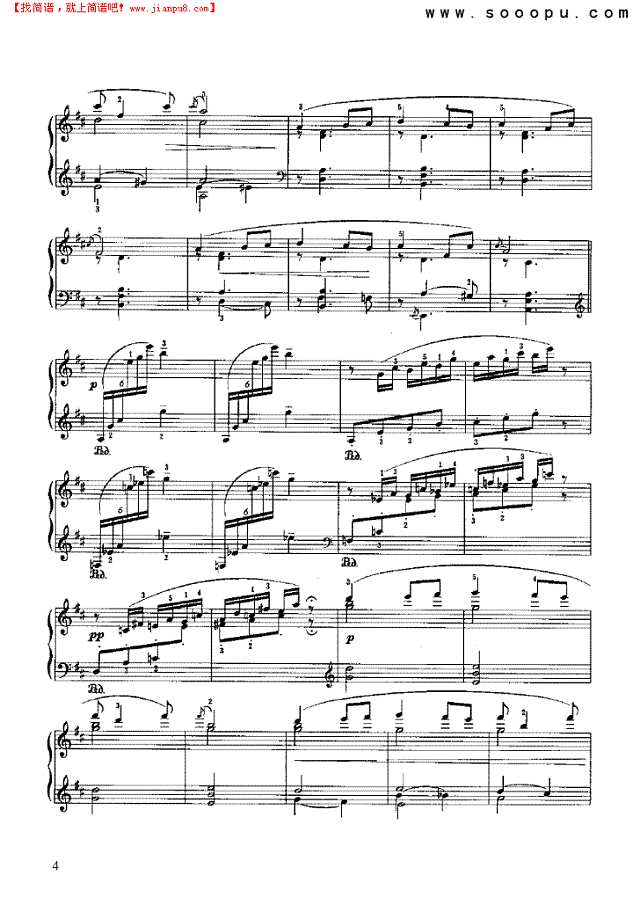 侏儒进行曲钢琴谱