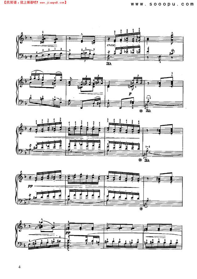 东方舞曲钢琴谱