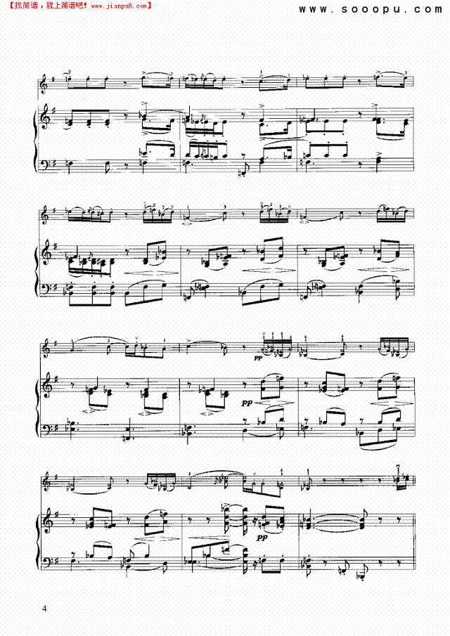 牧歌 弦乐类 小提琴其他曲谱