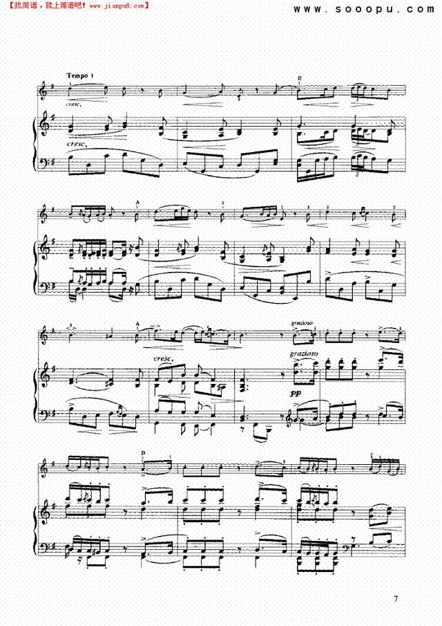 牧歌 弦乐类 小提琴其他曲谱