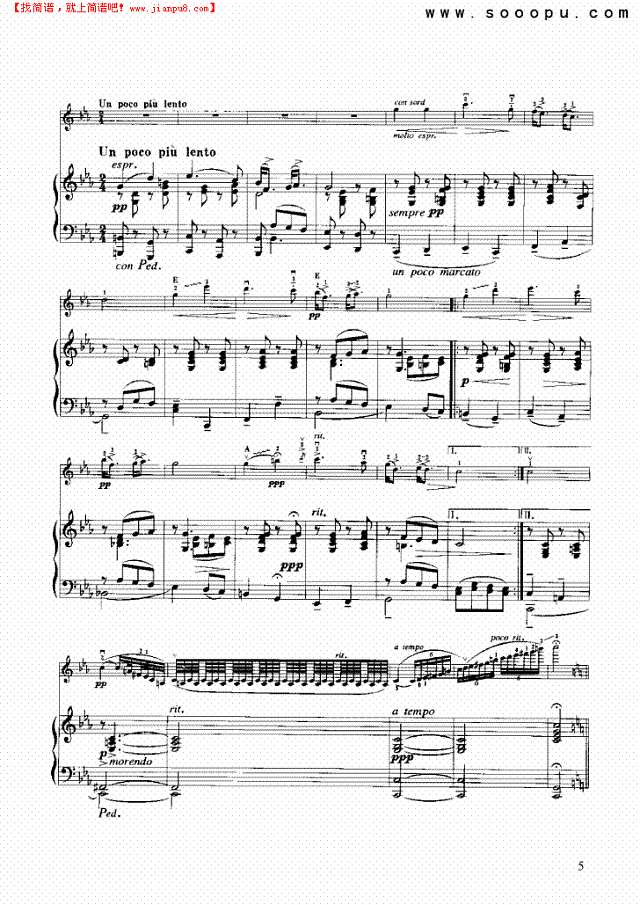 吉普赛之歌 弦乐类 小提琴其他曲谱