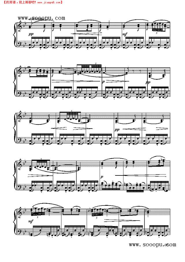 阿拉伯舞曲咖啡—舞剧《胡桃夹子》钢琴谱