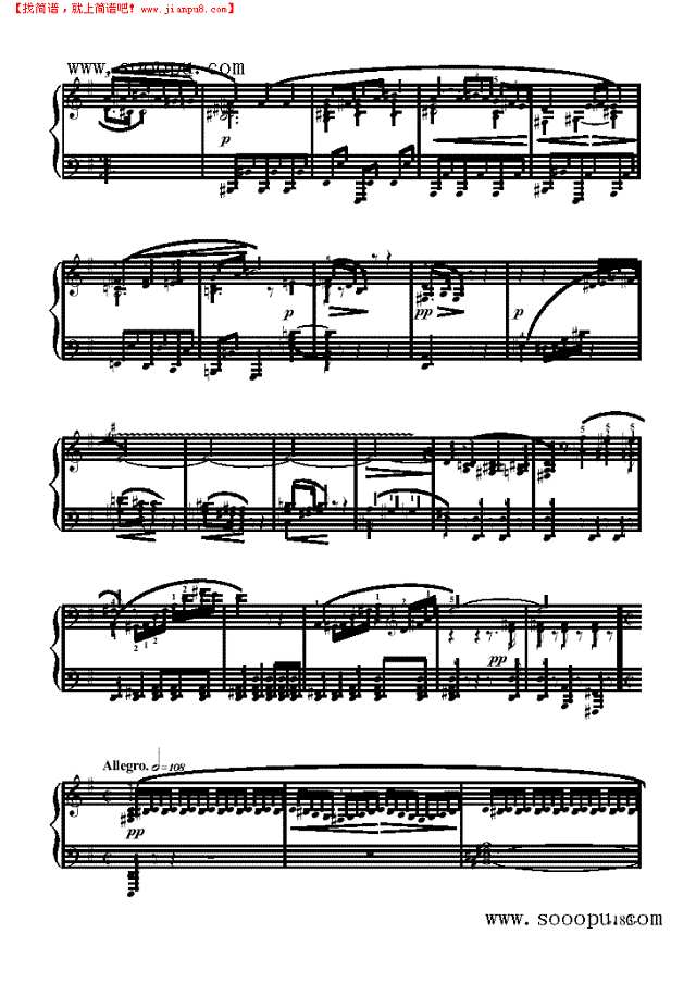 《威廉·退尔》序曲—歌剧钢琴谱