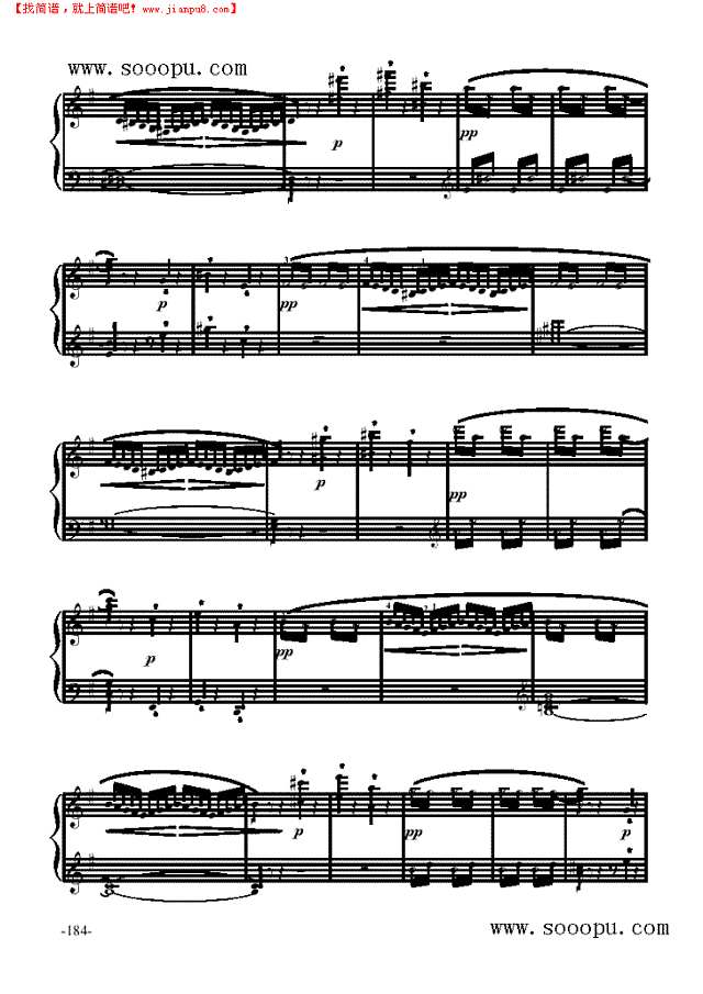 《威廉·退尔》序曲—歌剧钢琴谱