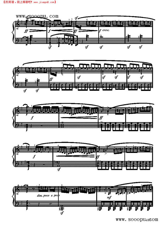 《威廉·退尔》序曲—歌剧钢琴谱