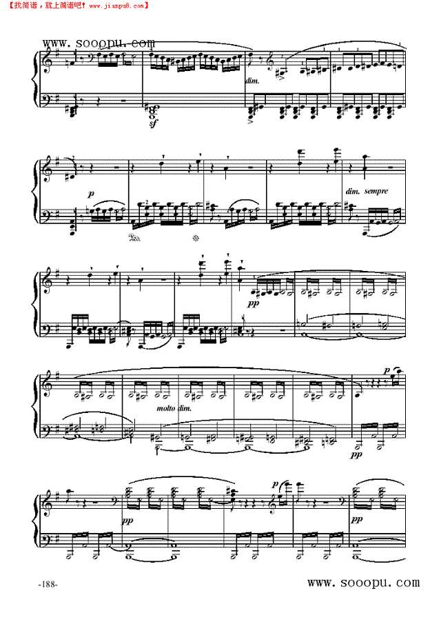 《威廉·退尔》序曲—歌剧钢琴谱