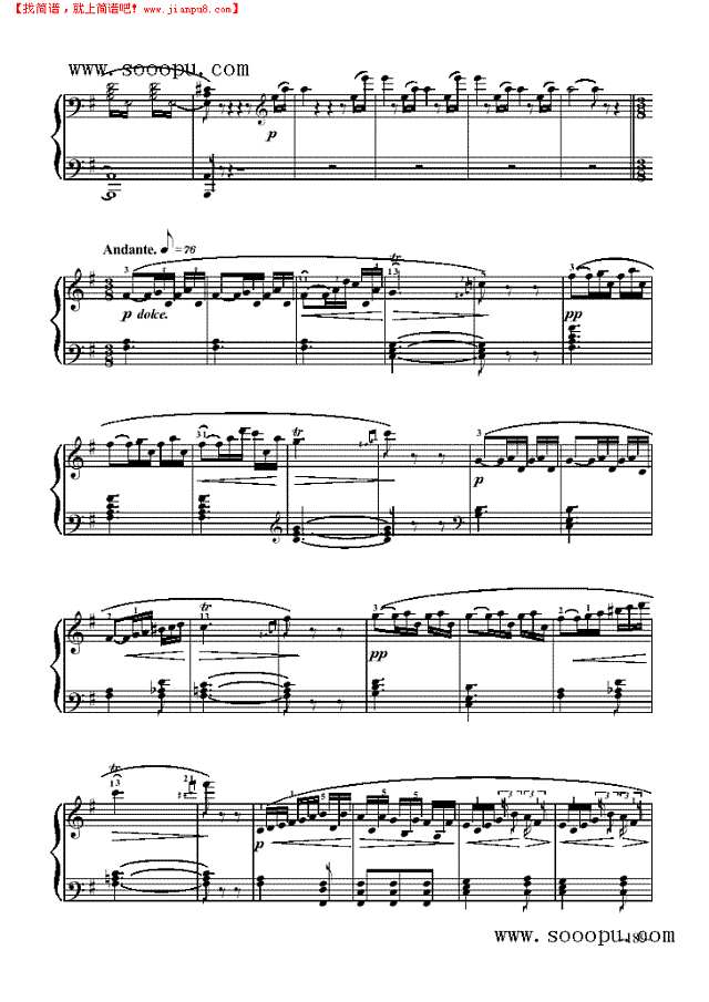 《威廉·退尔》序曲—歌剧钢琴谱