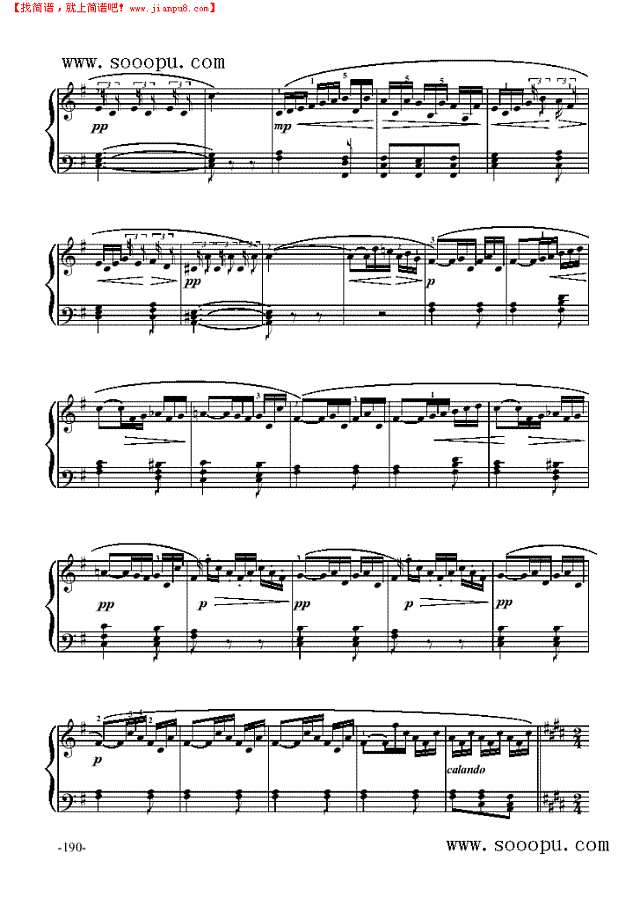 《威廉·退尔》序曲—歌剧钢琴谱