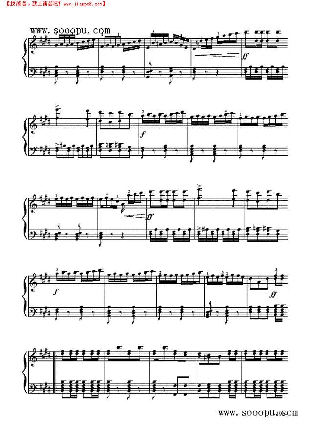 《威廉·退尔》序曲—歌剧钢琴谱