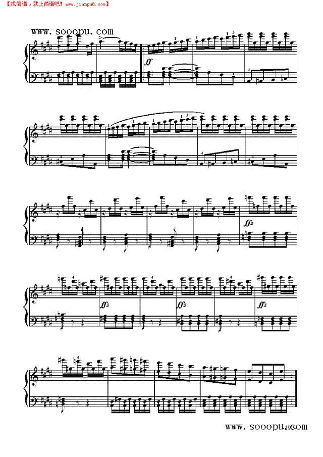 《威廉·退尔》序曲—歌剧钢琴谱