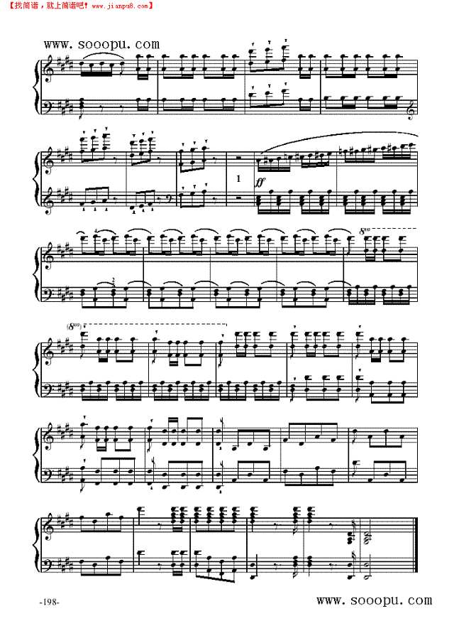 《威廉·退尔》序曲—歌剧钢琴谱