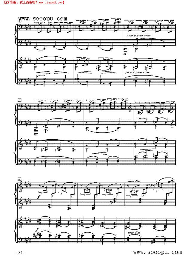 #C小调前奏曲—双钢琴钢琴谱