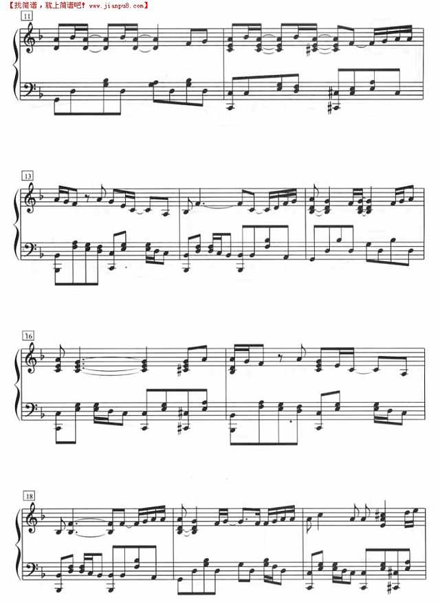 You don＂t Miss Your Water（钢琴五线谱）钢琴谱