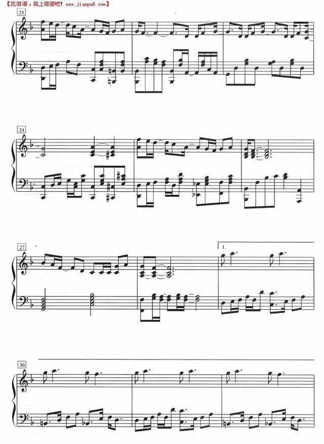 You don＂t Miss Your Water（钢琴五线谱）钢琴谱