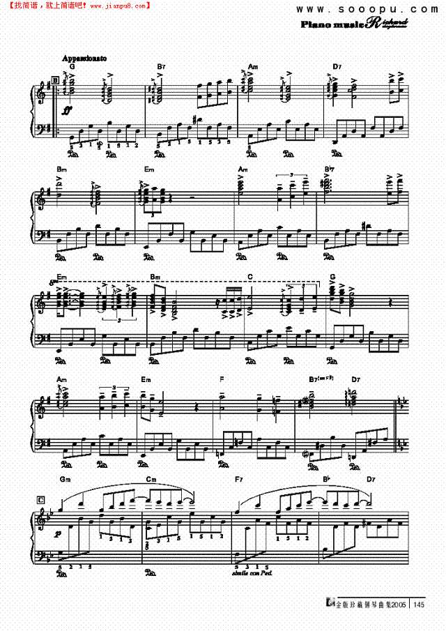 星夜钢琴手钢琴谱