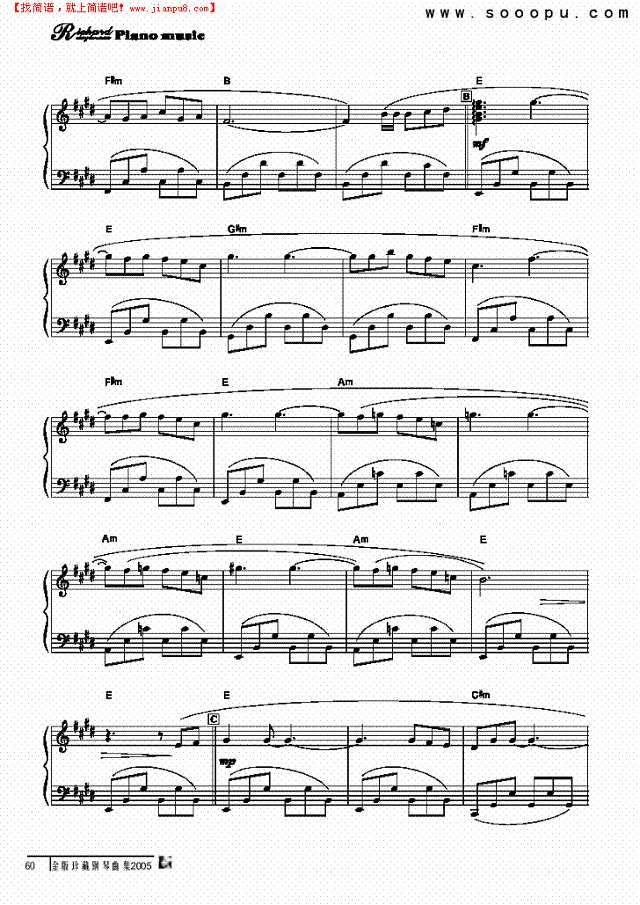 梦中的鸟钢琴谱