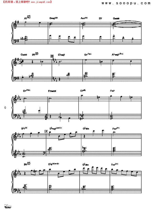 此情可待钢琴谱