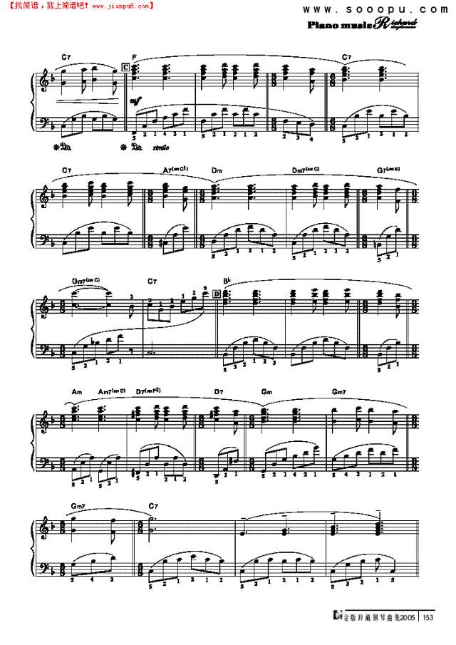 淡紫色的花束钢琴谱