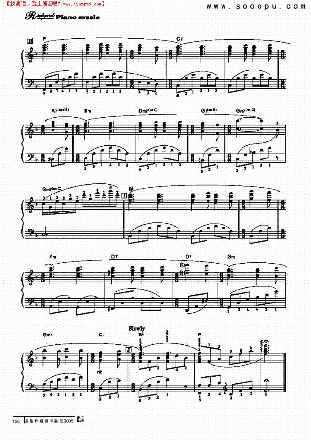 淡紫色的花束钢琴谱