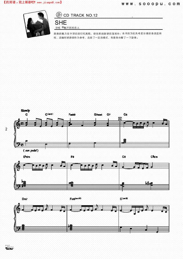 SHE钢琴谱
