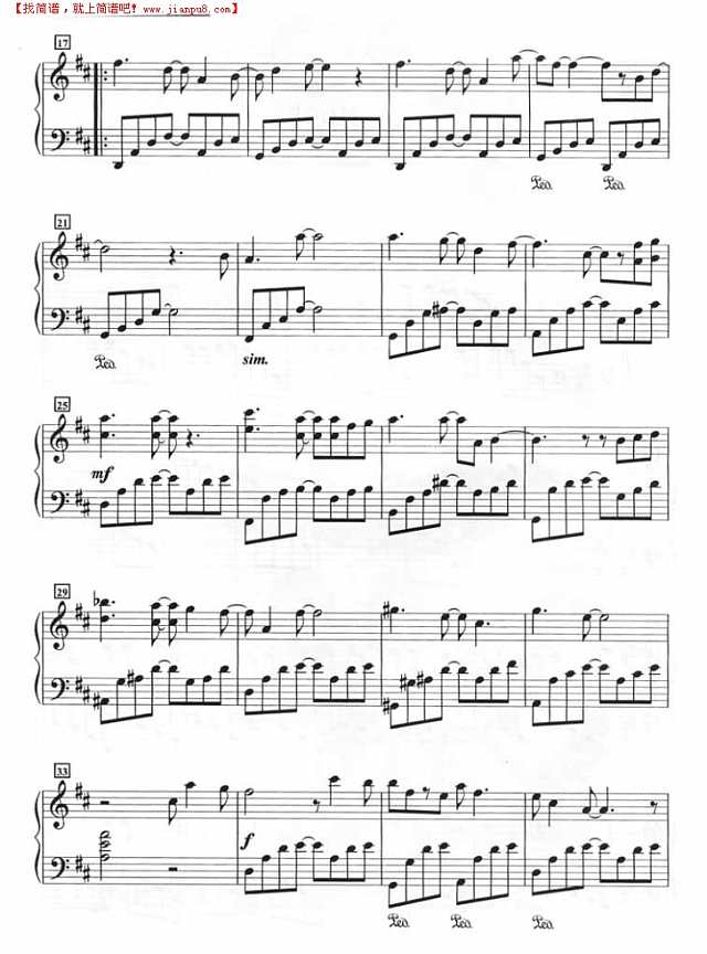 Too Much （钢琴伴奏谱）钢琴谱