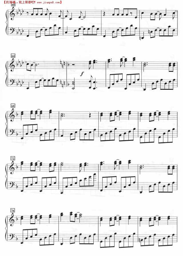 魔力（钢琴谱）钢琴谱