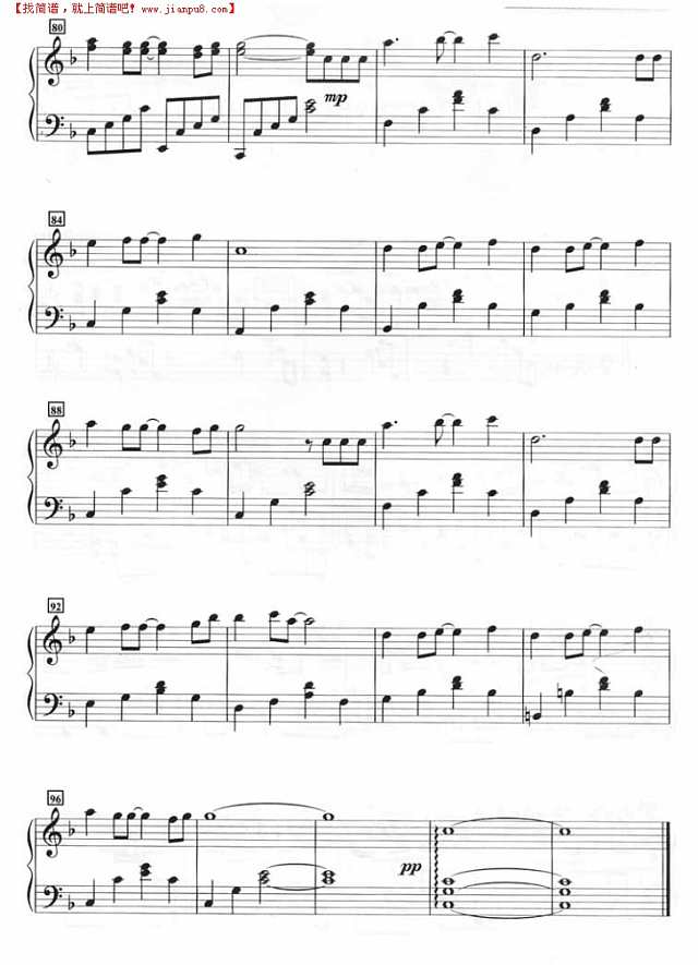 魔力（钢琴谱）钢琴谱