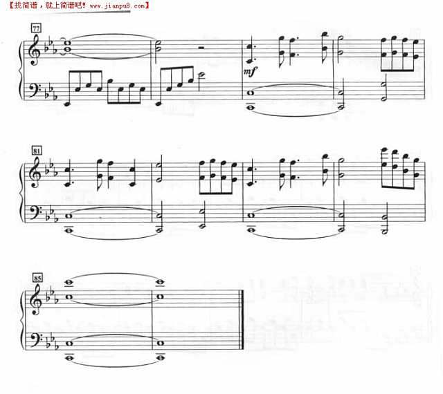 Belief（钢琴谱）钢琴谱