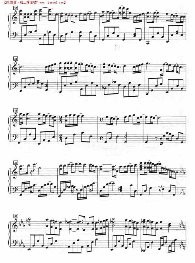 Nothing ever changes（钢琴谱）钢琴谱