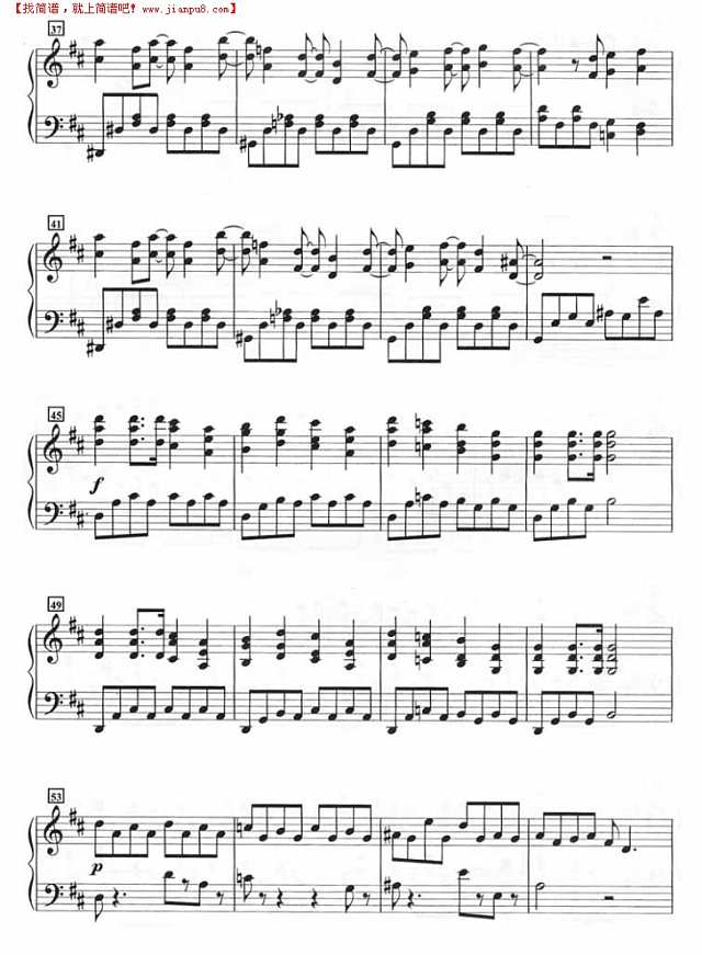 H.B.O（钢琴伴奏谱）钢琴谱