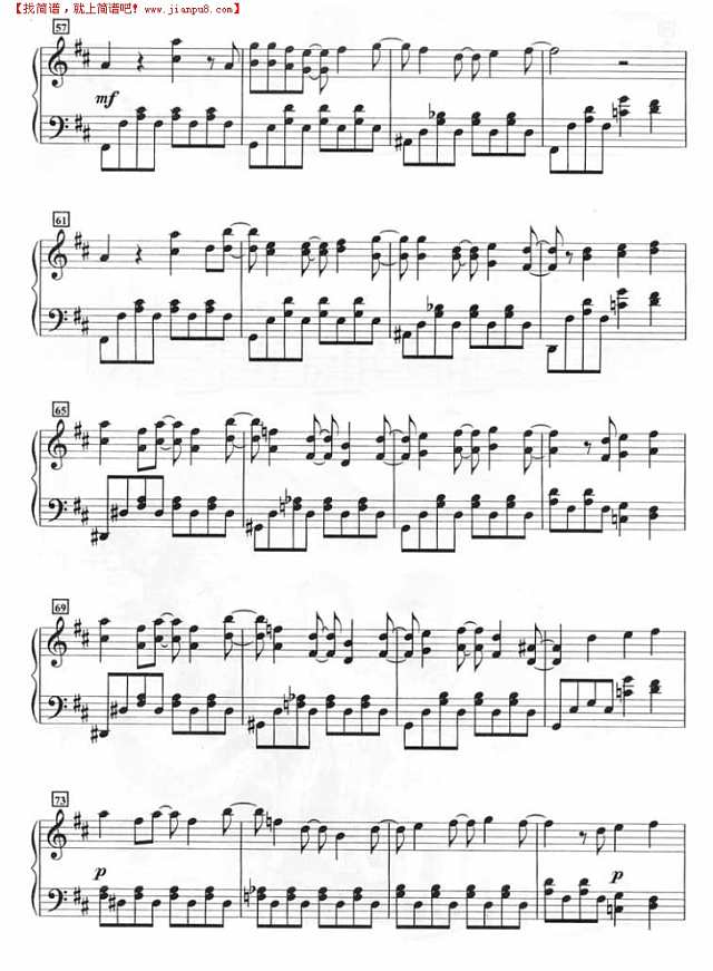 H.B.O（钢琴伴奏谱）钢琴谱