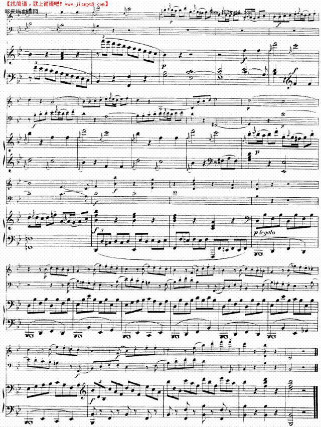 Piano Trio in B-flat Major (K.502)其他曲谱