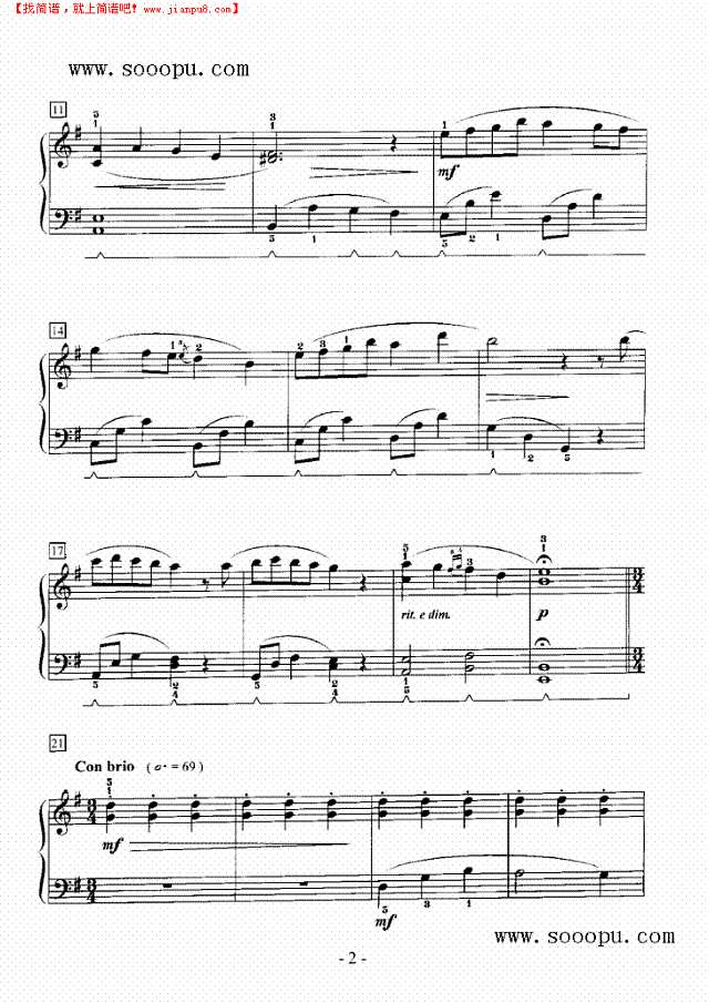 中世纪国王钢琴谱