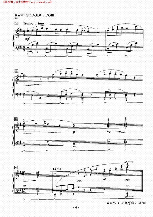 中世纪国王钢琴谱