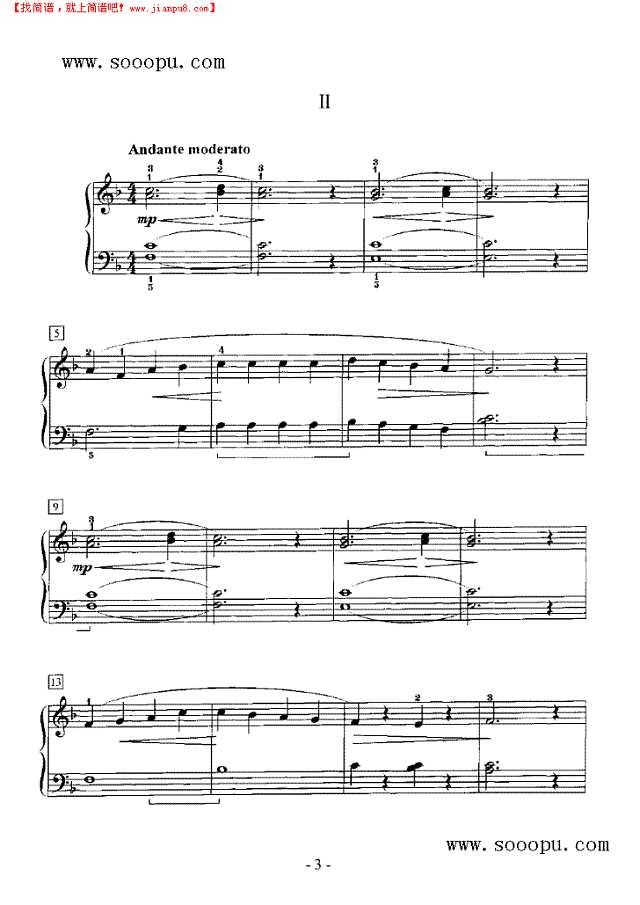 古典小奏鸣曲钢琴谱