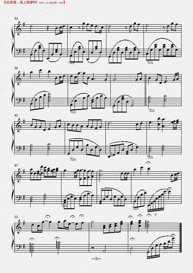 魔法城堡钢琴谱