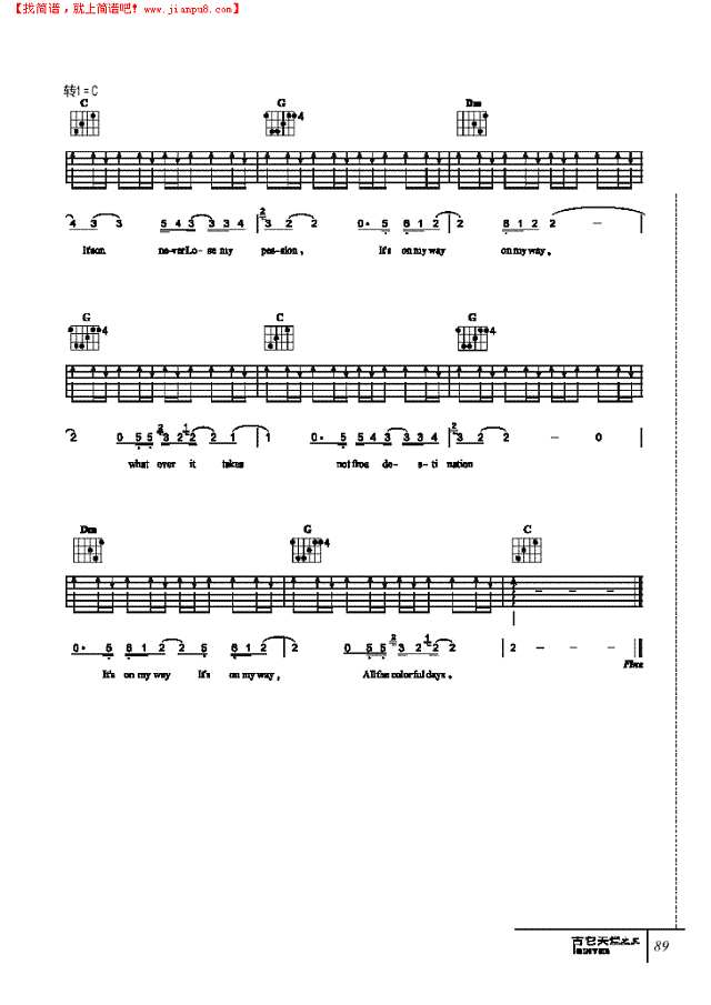 Colorful Days-弹唱吉他谱