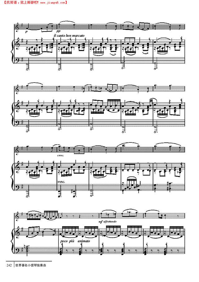 天使小夜曲-钢伴谱 弦乐类 小提琴其他曲谱