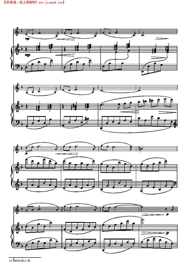 热情-钢伴谱 弦乐类 小提琴其他曲谱