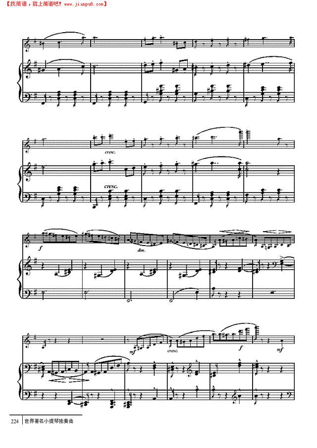 吉卜赛玛祖卡-钢伴谱 弦乐类 小提琴其他曲谱