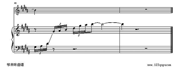 爱我还是他-陶喆钢琴谱