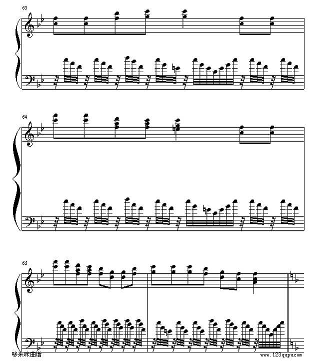 弯弯的月亮-刘欢钢琴谱