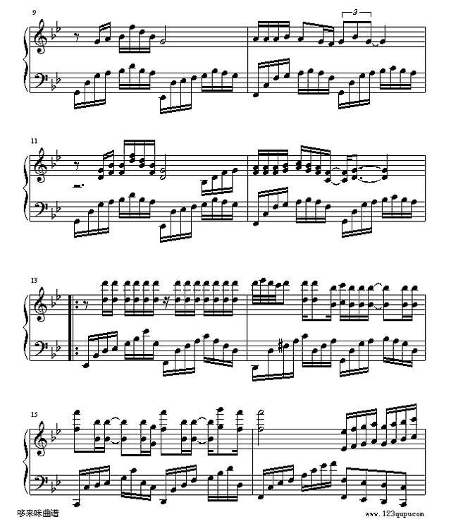 江南-林俊杰钢琴谱