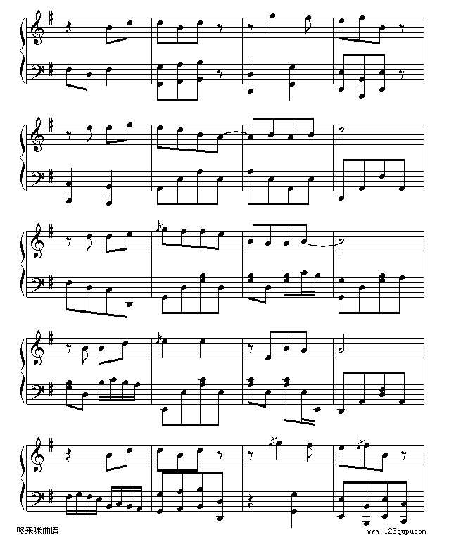 两只蝴蝶-Music-boy-庞龙钢琴谱